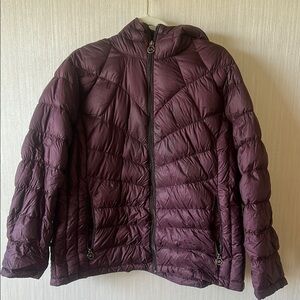 Michael Kors Purple Puffer Jacket